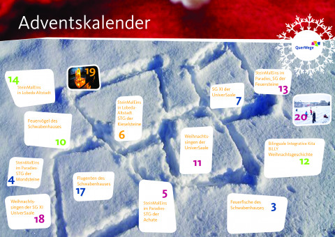 Adventskalender: Stammgruppe XI der UniverSaale singt für uns