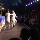 Zirkusvorstellung der Palestinian Circus School