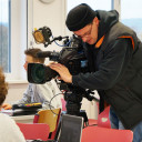 MDR-Filmdreh am 16.11.2017 in der Projektzeit "Erdöl"