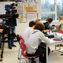 MDR-Filmdreh am 16.11.2017 in der Projektzeit "Erdöl"