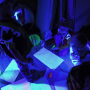 Fasching -Schwarzlicht