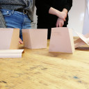 Präsentation des Bauhaus-Kunstkurses an der UniverSaale