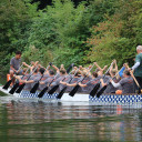 Drachenboot-Sprint_Querschläger am Start_Foto_Jenny Hölbing der IH