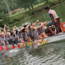 Drachenboot-Sprint_Querschläger auf dem Wasser_Foto_Jenny Hölbing der IH