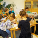 Fantasieschnecken werden aufs Papier gebracht