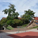 Schulhof in Lobeda